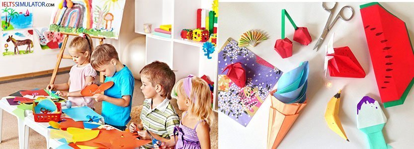 IELTS SIMULATOR ONLINE ACADEMIC IELTS LISTENING- CHILDREN'S ART AND CRAFT WORKSHOPS S34AT1 FREE COMPUTER DELIVERED ONLINE
