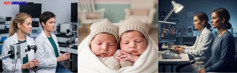 IELTS Simulator / IELTS Simulation READING TEST SET 4 AC: RESEARCH USING TWINS. To biomedical researchers all over the world, twins offer a precious...