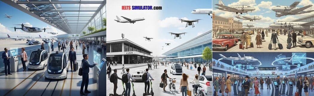 IELTS SIMULATOR ONLINE IELTS READING EASY DEMO - The changing role of airports S5AT2 FREE COMPUTER DELIVERED ONLINE IELTS SIMULATION