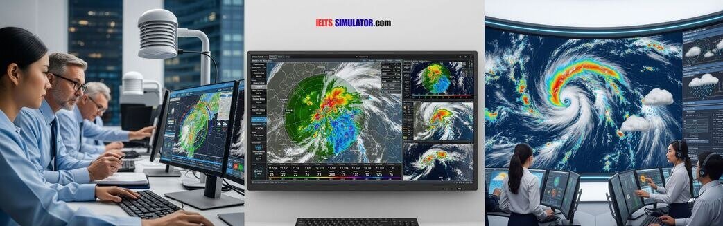 IELTS SIMULATOR ONLINE ACADEMIC LISTENING EASY DEMO – The History Of Weather Forecasting S19AT4 FREE COMPUTER DELIVERED ONLINE IELTS SIMULATION
