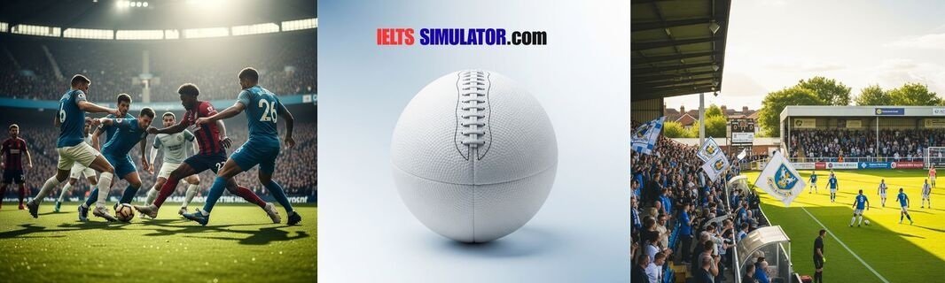 IELTS SIMULATOR ONLINE ACADEMIC IELTS LISTENING- A Local Football Club S32AT2 FREE COMPUTER DELIVERED ONLINE.