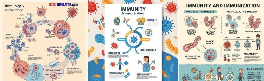 IELTS SIMULATOR ONLINE ACADEMIC IELTS LISTENING- Immunity and Immunization S39AT4 FREE COMPUTER DELIVERED ONLINE