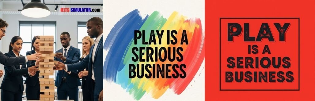 IELTS SIMULATOR ACADEMIC READING – Play is a serious business S26AT3 FREE COMPUTER DELIVERED ONLINE IELTS SIMULATION