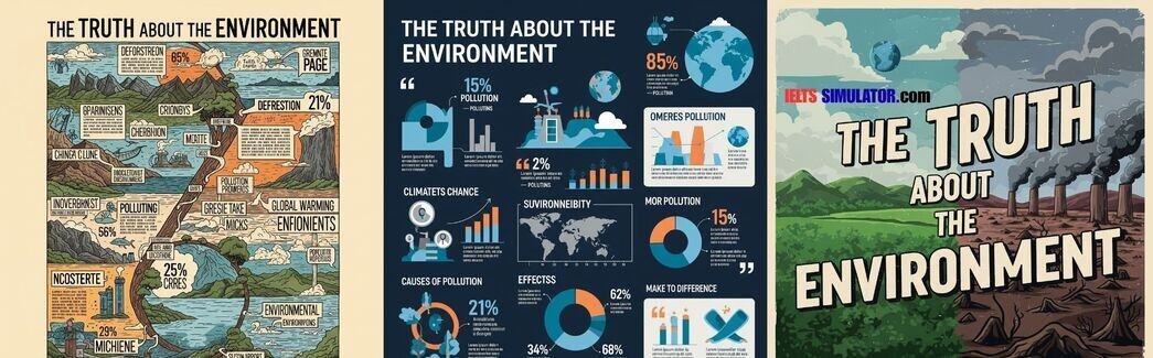 IELTS SIMULATOR ACADEMIC READING – The Truth about the Environment S29AT3 FREE COMPUTER DELIVERED ONLINE IELTS SIMULATION