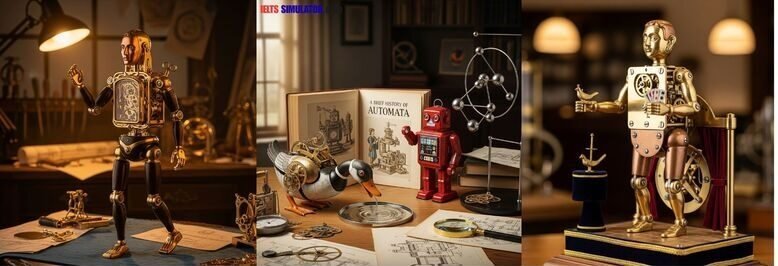 IELTS SIMULATOR ONLINE GENERAL TRAINING READING EASY DEMO - A brief history of automata S1GT5 FREE COMPUTER DELIVERED ONLINE SIMULATION