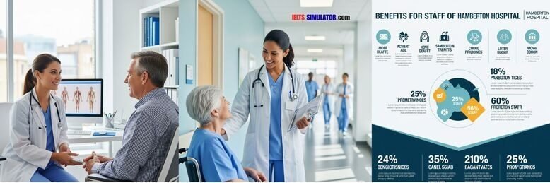 IELTS SIMULATOR ONLINE GENERAL TRAINING READING EASY DEMO - Benefits for staff of Hamberton Hospital S3GT3 FREE COMPUTER DELIVERED ONLINE SIMULATION
