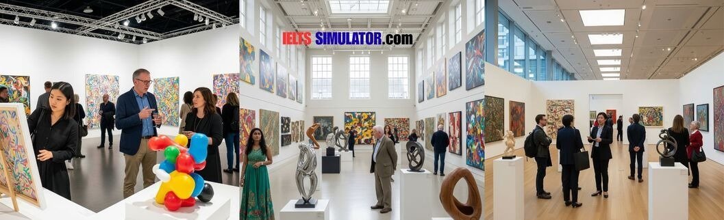IELTS SIMULATOR ONLINE ACADEMIC LISTENING - Art Gallery S41AT4 FREE COMPUTER DELIVERED ONLINE IELTS SIMULATION