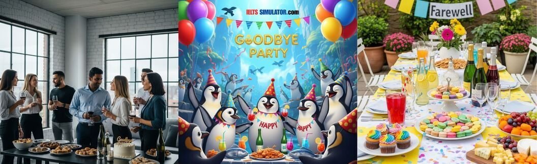 IELTS SIMULATOR ONLINE ACADEMIC IELTS LISTENING- GOODBYE PARTY FOR JOHN S28AT1 FREE COMPUTER DELIVERED ONLINE