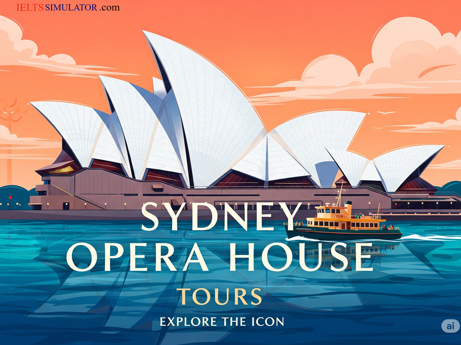 IELTS SIMULATOR ONLINE IELTS READING EASY DEMO - Sydney Opera House Tours The Essential Tour brings to life the story behind the design