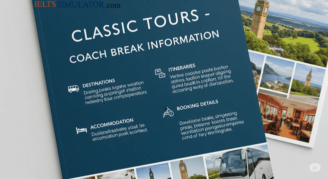 IELTS SIMULATOR GENERAL TRAINING ONLINE READING – CLASSIC TOURS - COACH BREAK INFORMATION S19GT2 FREE COMPUTER DELIVERED ONLINE IELTS SIMULATION