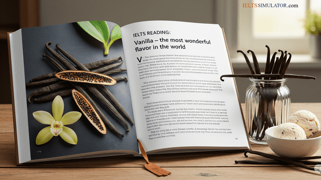 IELTS SIMULATOR ONLINE IELTS READING EASY DEMO Vanilla – the most wonderful flavor in the world Vanilla is the most popular.