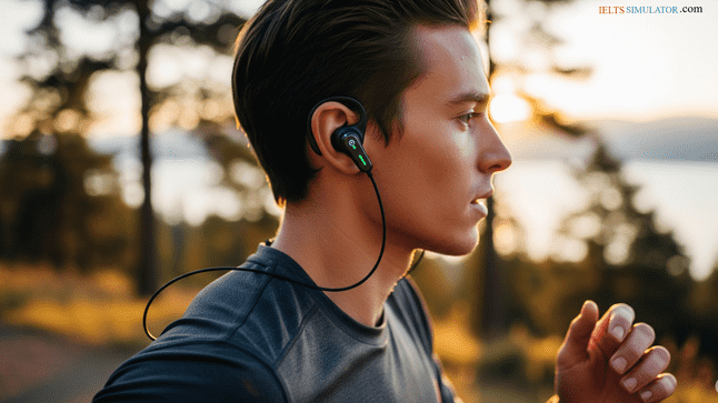 IELTS SIMULATOR ONLINE IELTS READING EASY DEMO Running headphones Listening to music on headphones makes running much more enjoyable