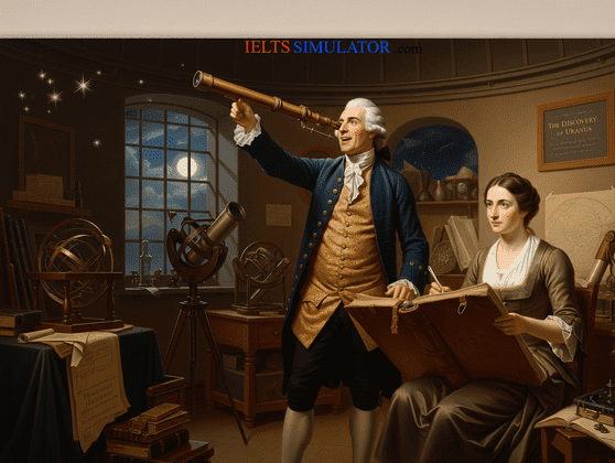 IELTS SIMULATOR ONLINE GENERAL TRAINING READING – The Discovery of Uranus S20GT5 FREE COMPUTER DELIVERED ONLINE IELTS SIMULATION 