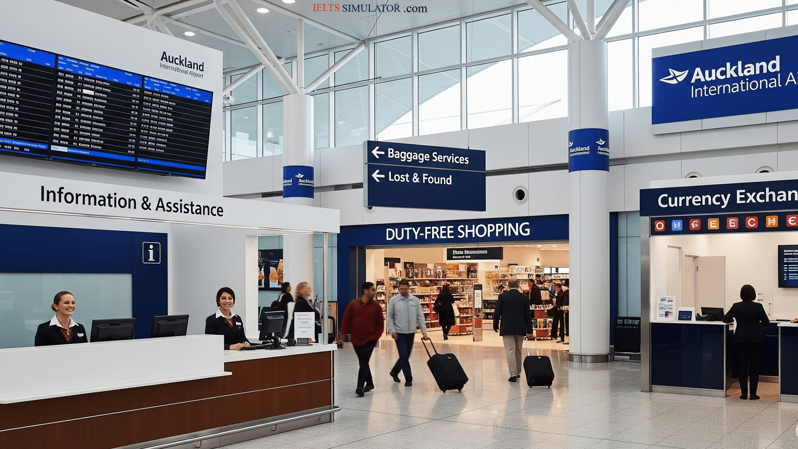 IELTS SIMULATOR FREE GERENAL TRAINING READING – Auckland International Airport Services S18GT2 ONLINE COMPUTER DELIVERED IELTS SIMULATION