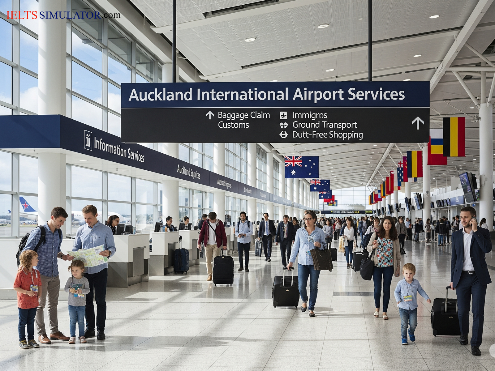 IELTS SIMULATOR FREE GERENAL TRAINING READING – Auckland International Airport Services S18GT2 ONLINE COMPUTER DELIVERED IELTS SIMULATION