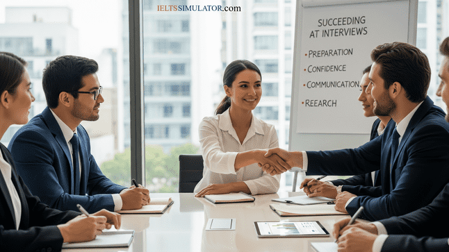 IELTS SIMULATOR FREE GERENAL TRAINING READING – Succeeding at Interviews S18GT4 COMPUTER DELIVERED ONLINE IELTS SIMULATION TEST