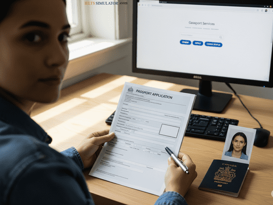 IELTS SIMULATOR FREE GERENAL TRAINING ONLINE READING – PASSPORT APPLICATION S18GT1 COMPUTER DELIVERED ONLINE IELTS SIMULATOR